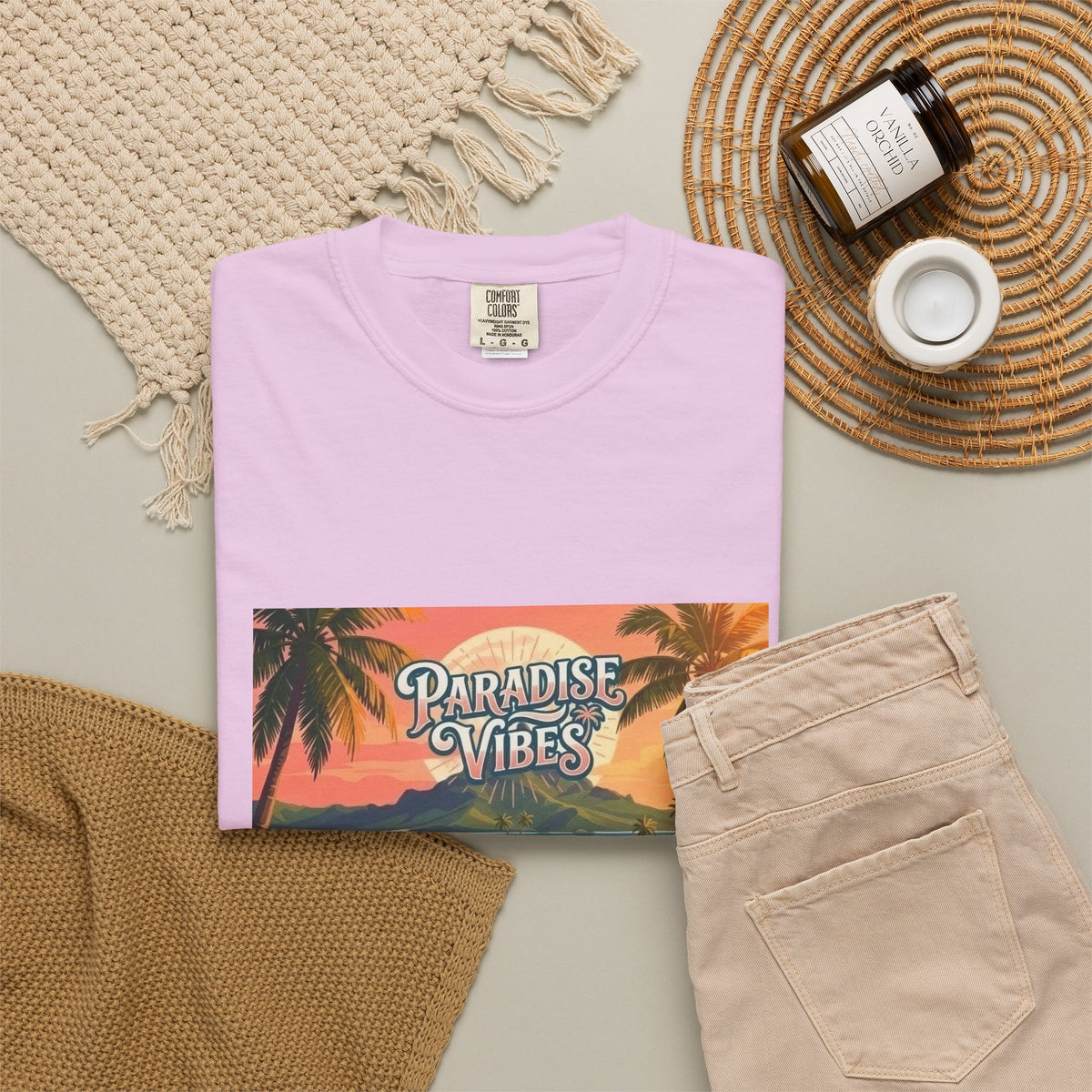 Paradise Vibes Surf Van Men T-Shirt