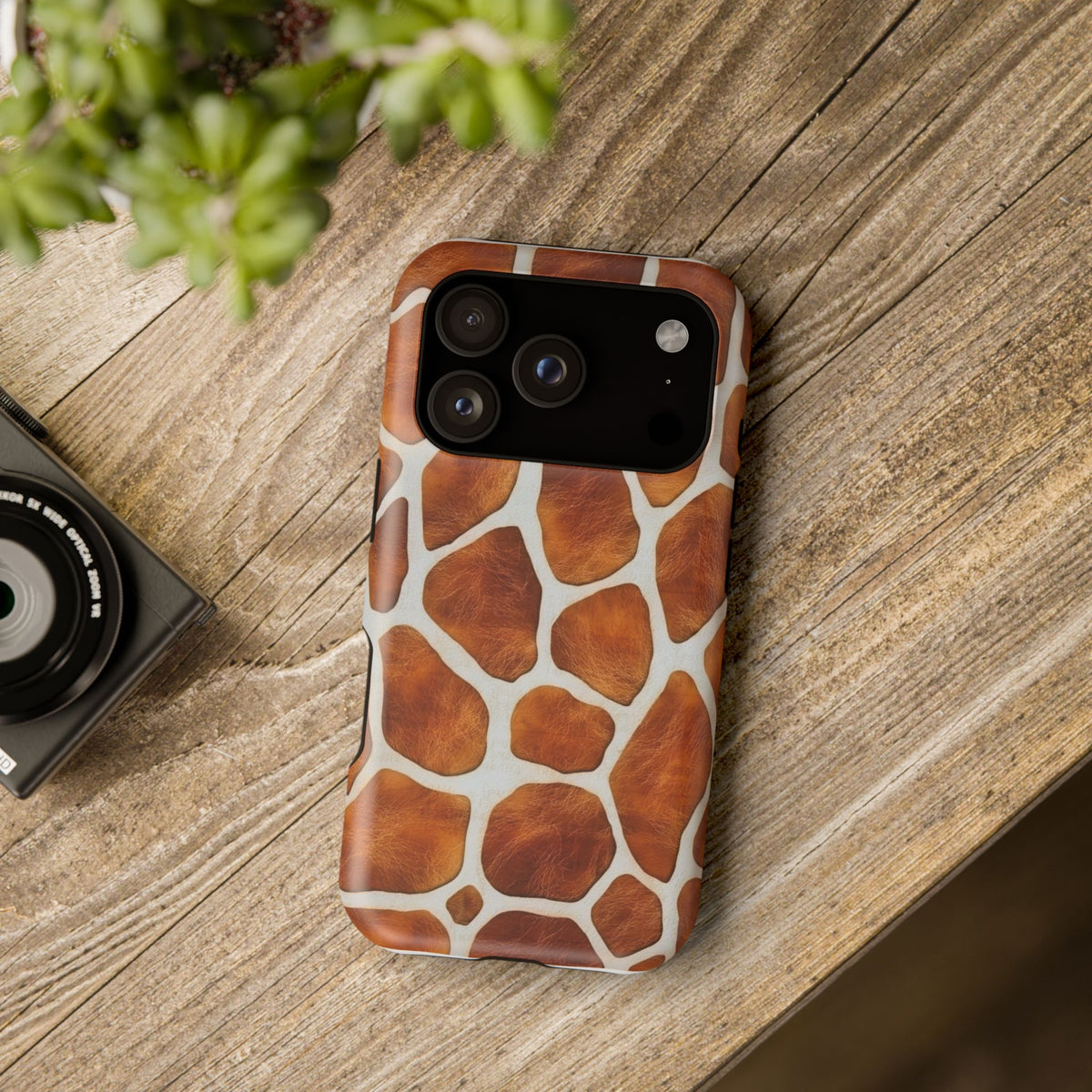 Giraffe Print Magnetic Phone Case