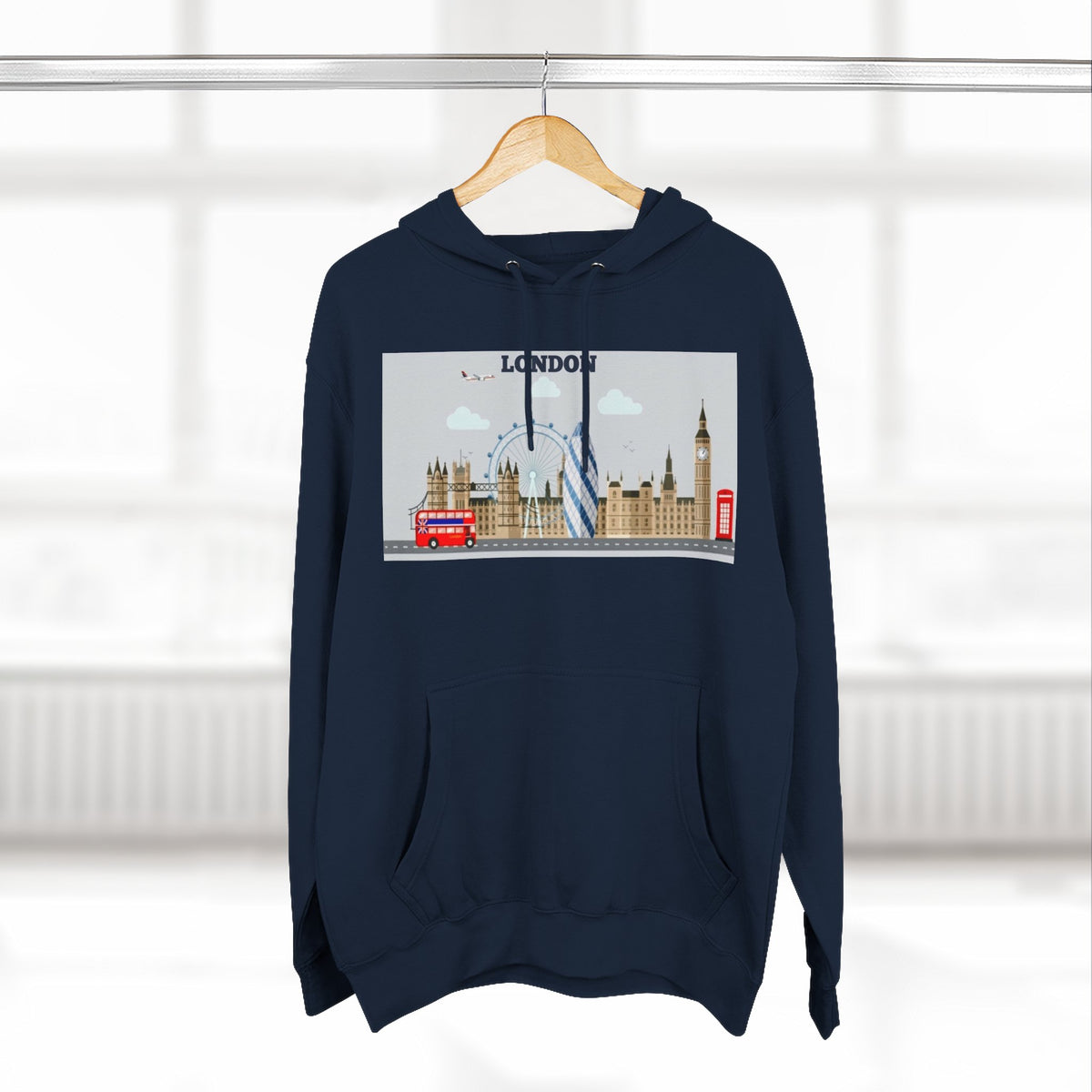 City Skyline Graphic Hoodie