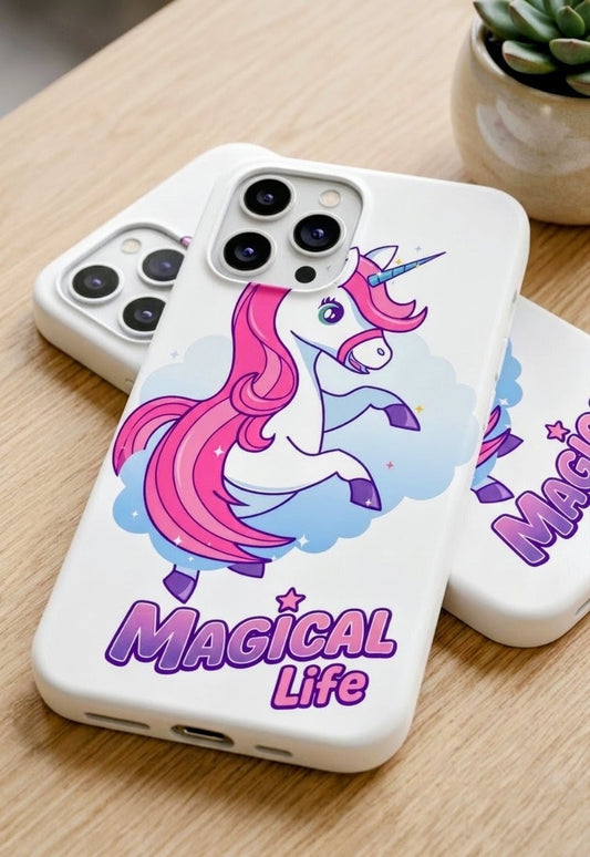 Magical Life Unicorn Phone Case — Impact-Resistant Magnetic Protection