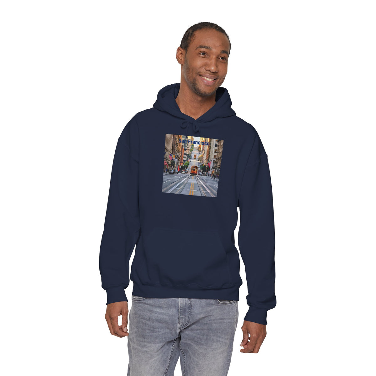 Urban City Street Scene Hoodie