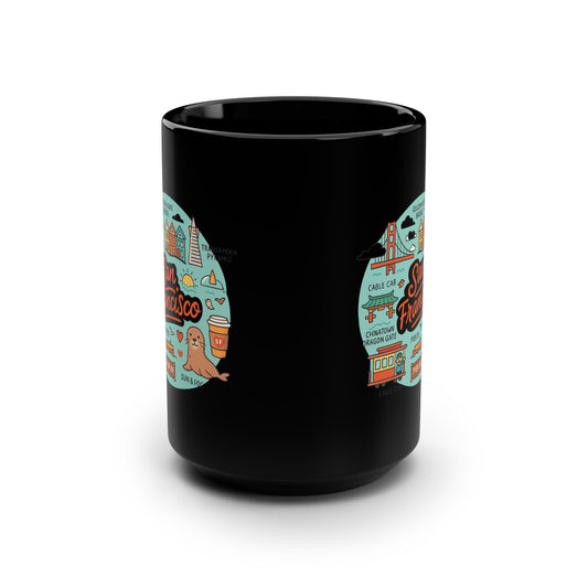 Black Mug, 15oz