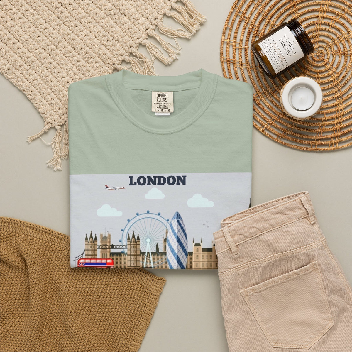 London Skyline Travel T-Shirt