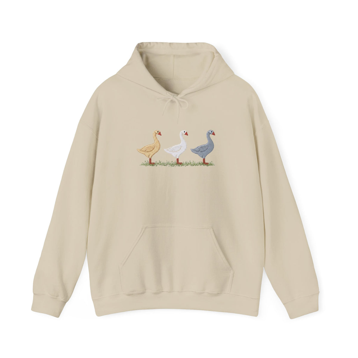 Unisex Duck Graphic Hoodie – Cozy Bird Lover Sweatshirt, Casual Pullover Hoodie