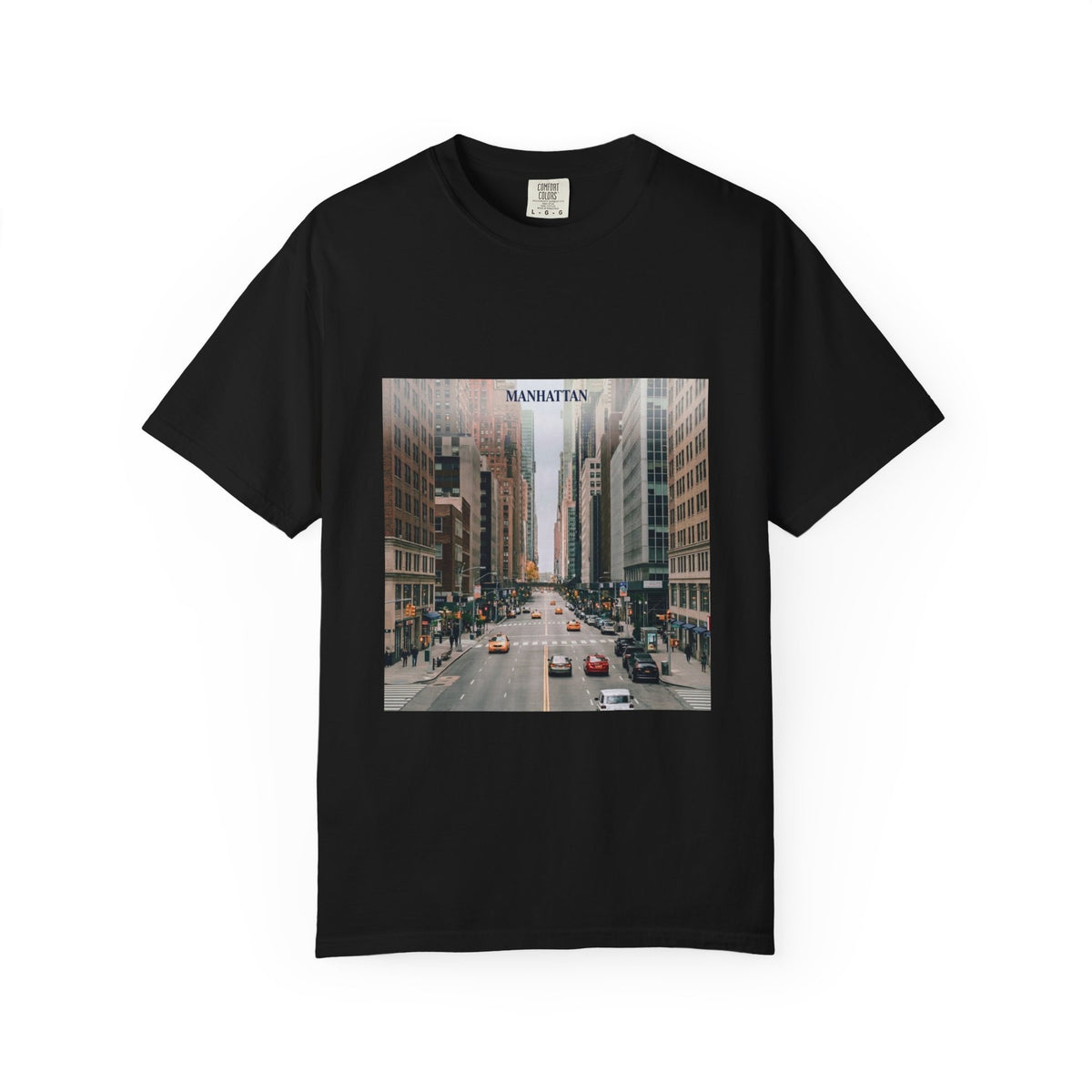 Manhattan Street Photo T-Shirt — Vintage NYC Cityscape Tee