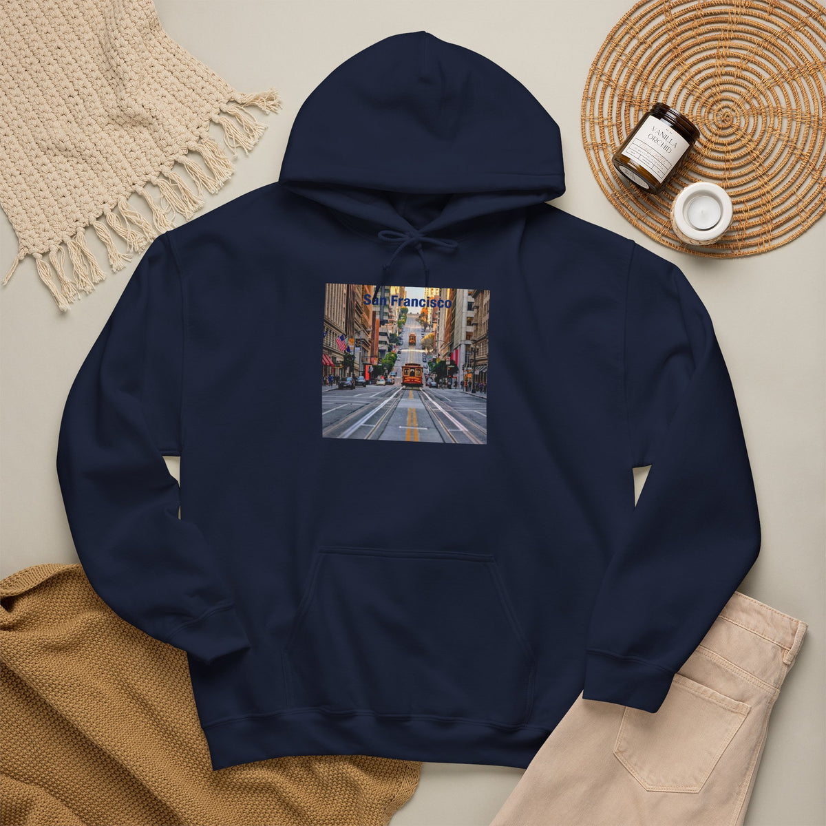 Urban City Street Scene Hoodie