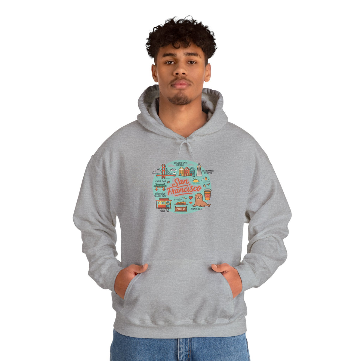 San Francisco Travel Graphic Hoodie