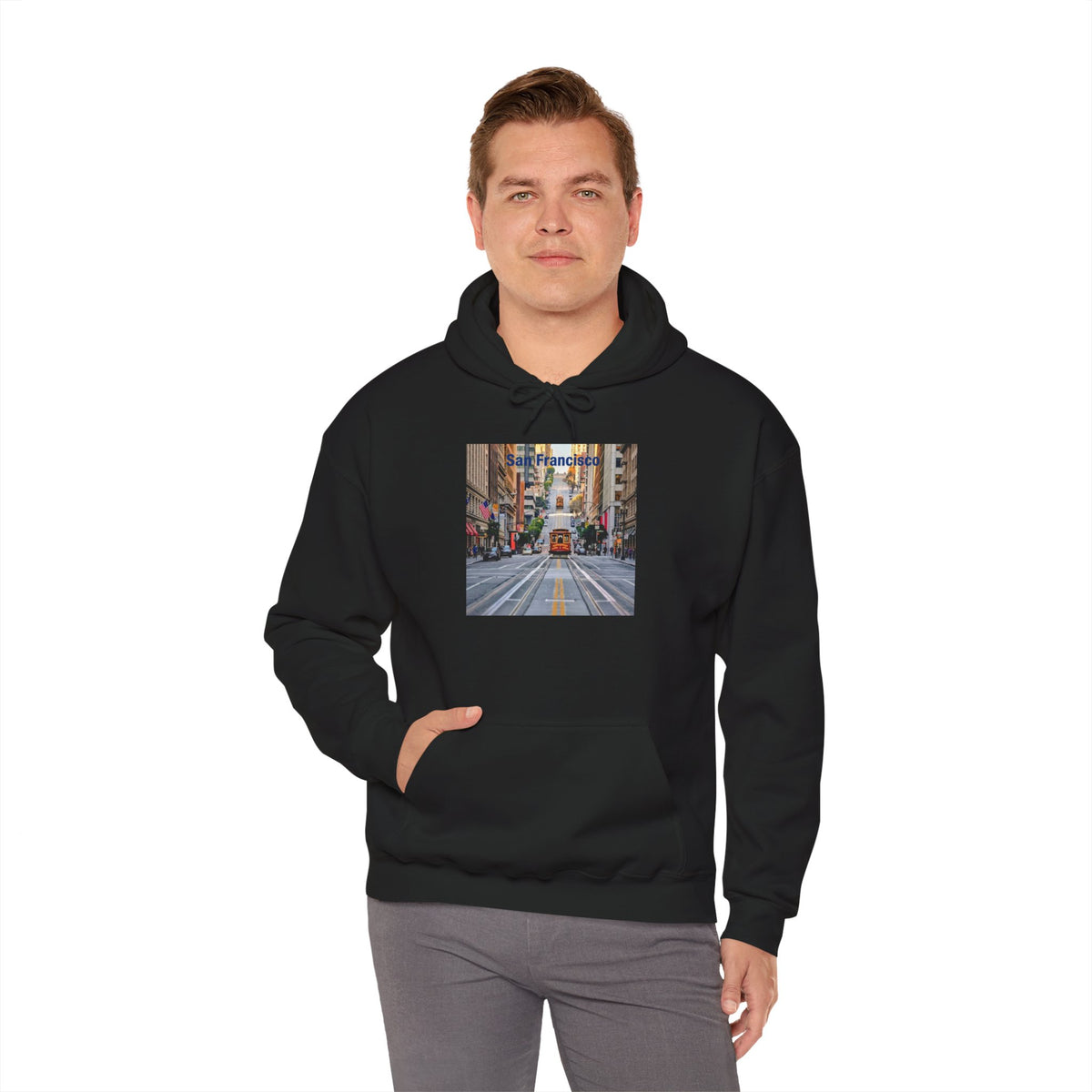 Urban City Street Scene Hoodie
