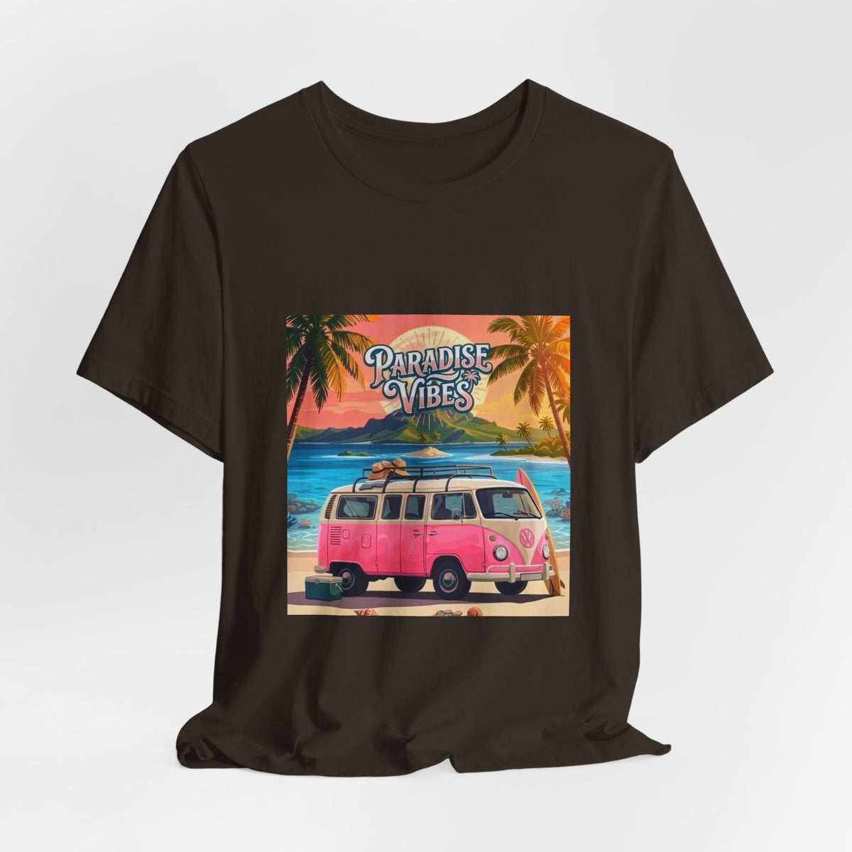 Paradise Vibes Beach Van T-Shirt
