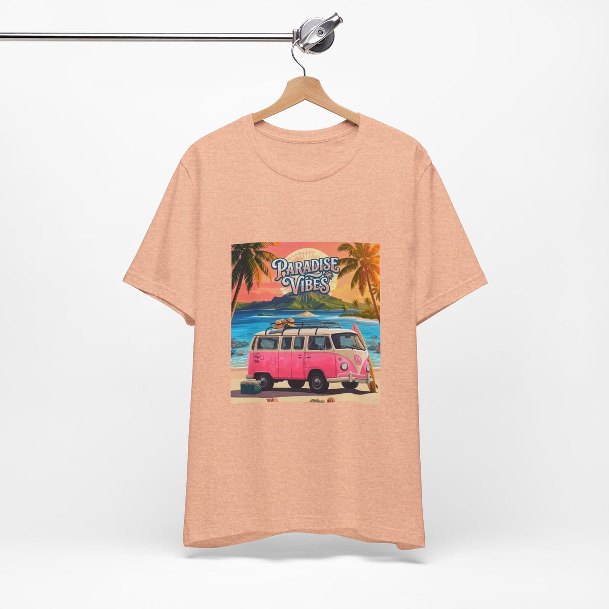 Paradise Vibes Beach Van T-Shirt
