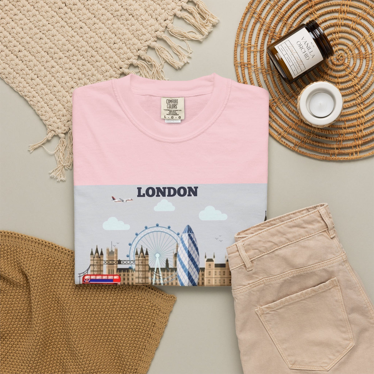 London Skyline Travel T-Shirt