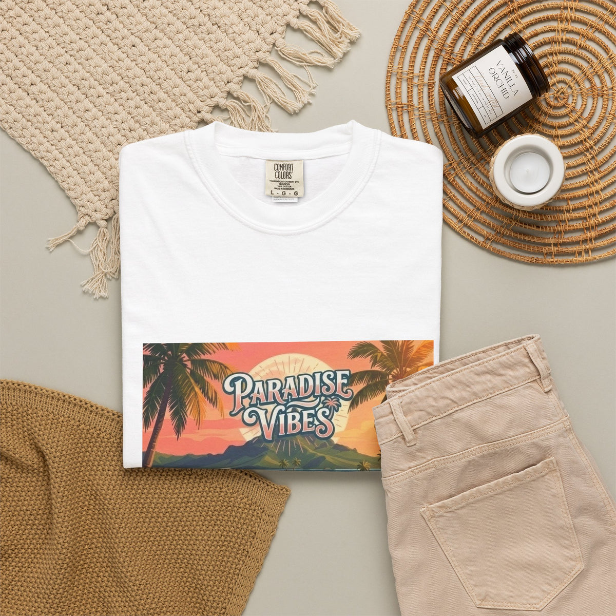 Paradise Vibes Surf Van Men T-Shirt