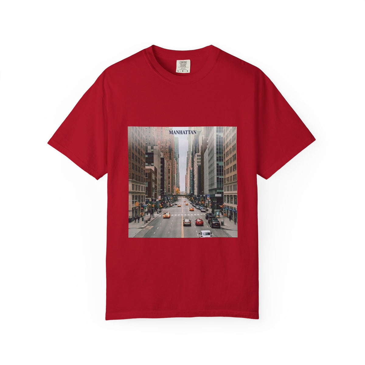 Manhattan Street Photo T-Shirt — Vintage NYC Cityscape Tee