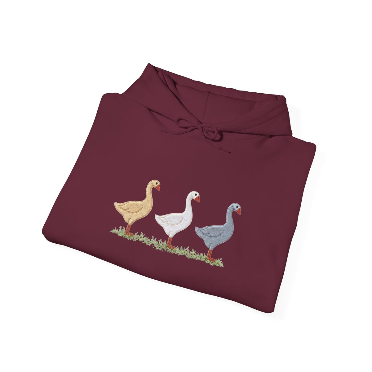 Unisex Duck Graphic Hoodie – Cozy Bird Lover Sweatshirt, Casual Pullover Hoodie