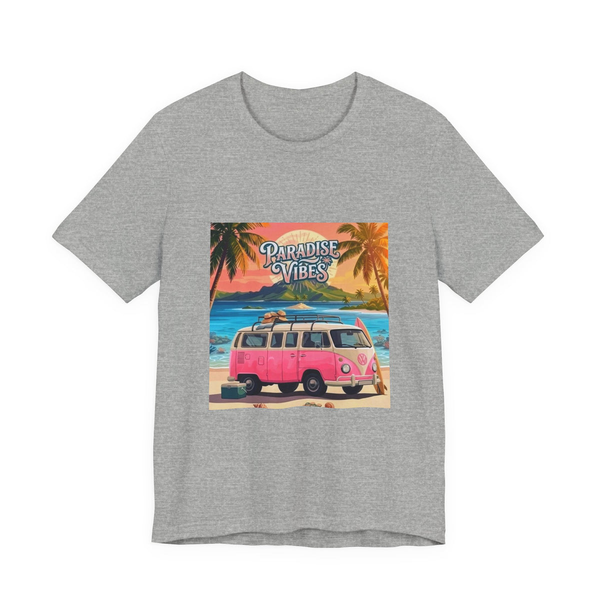 Paradise Vibes Beach Van T-Shirt