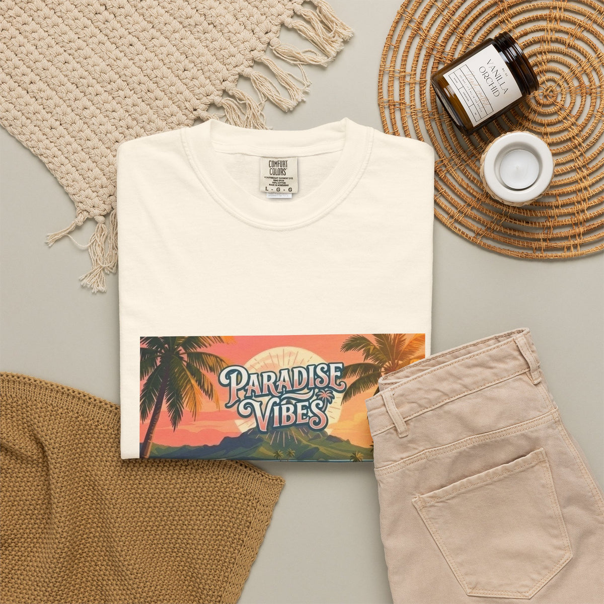Paradise Vibes Surf Van Men T-Shirt