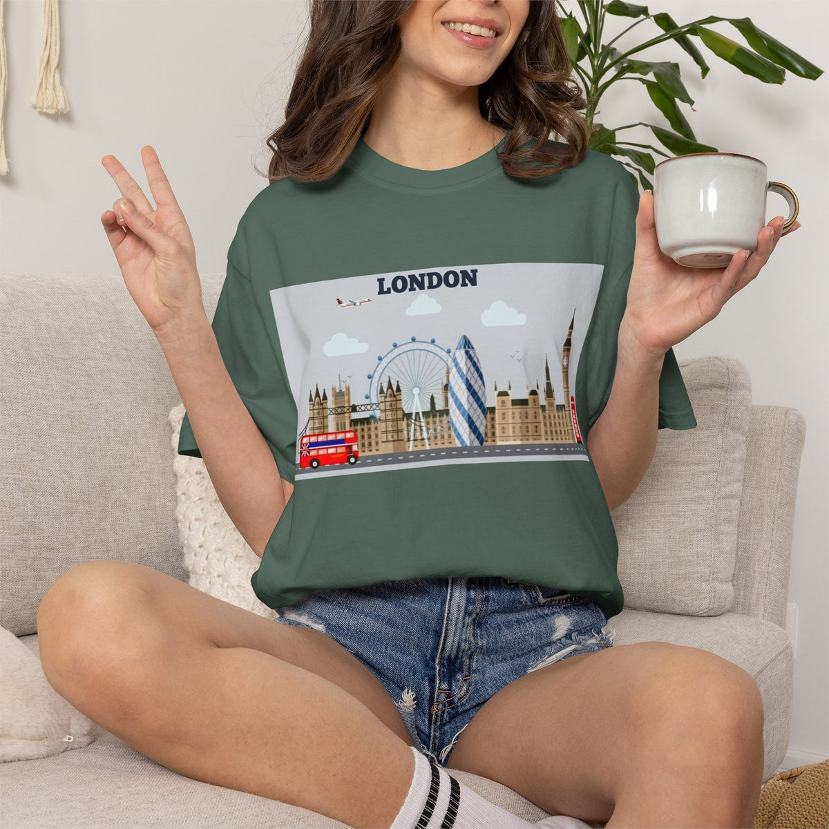London Skyline Travel T-Shirt