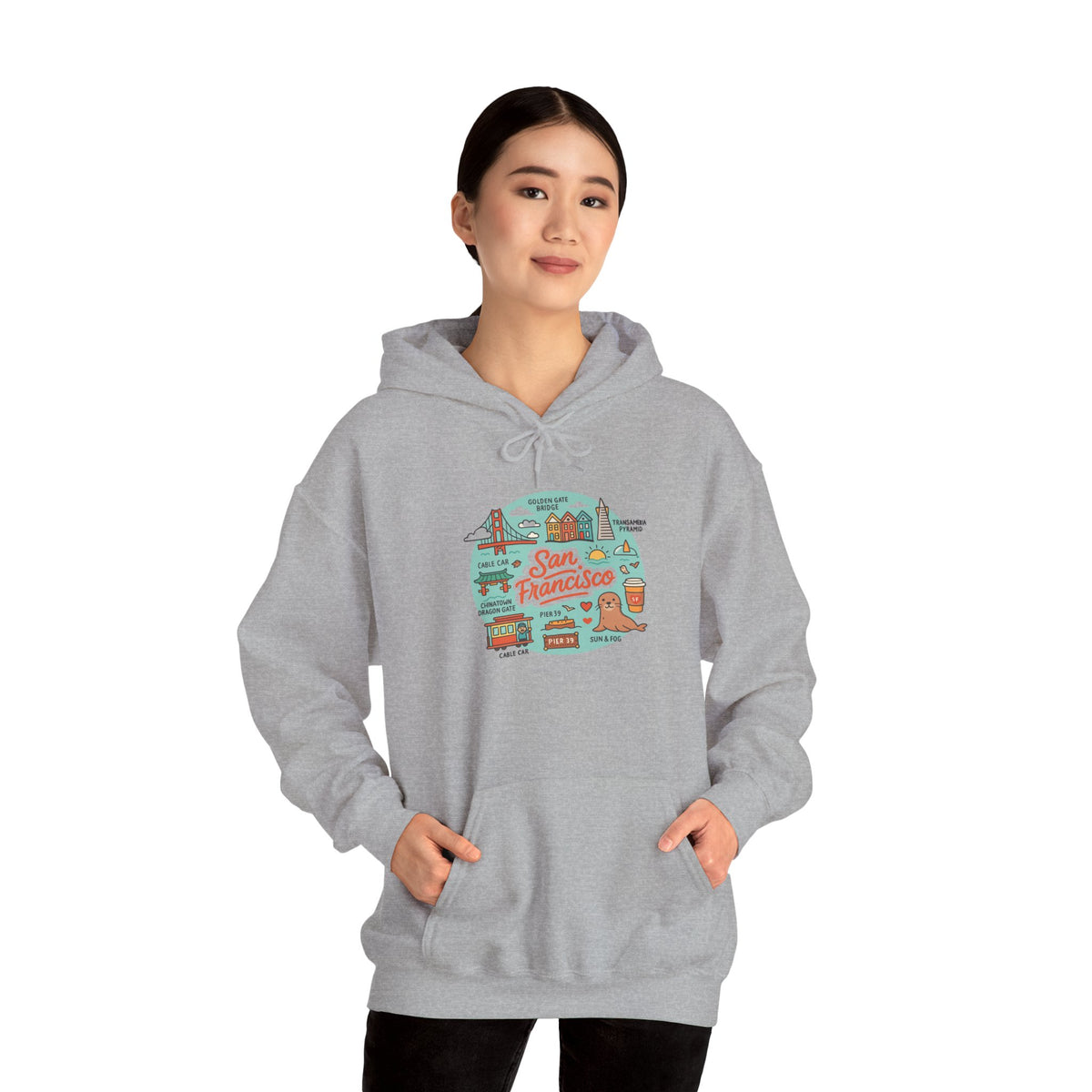 San Francisco Travel Graphic Hoodie