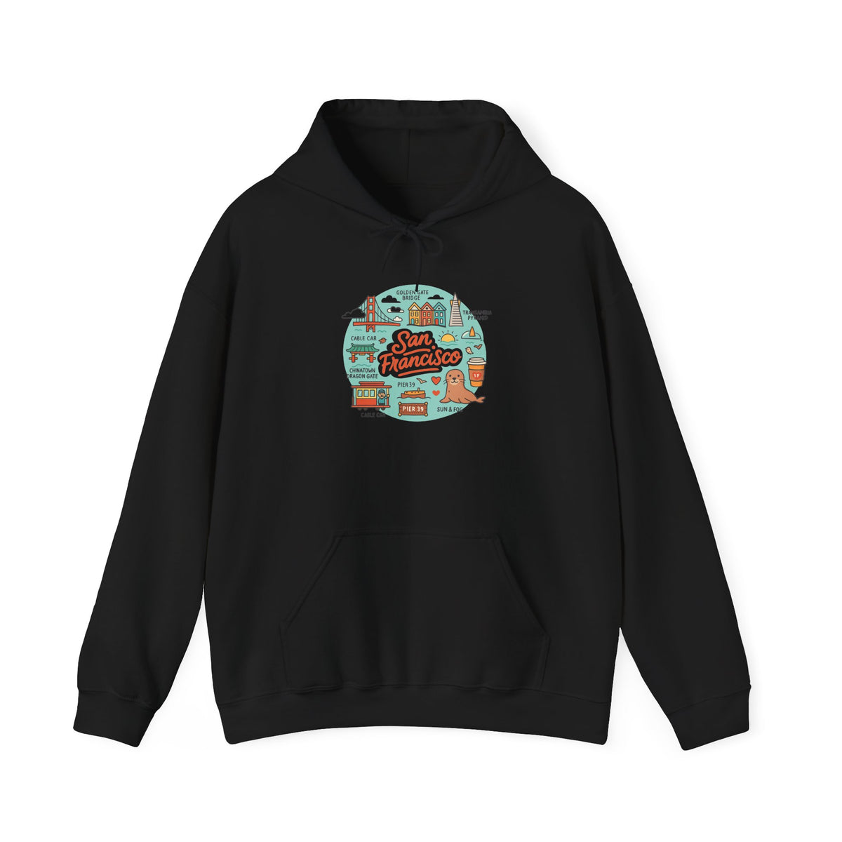 San Francisco Travel Graphic Hoodie