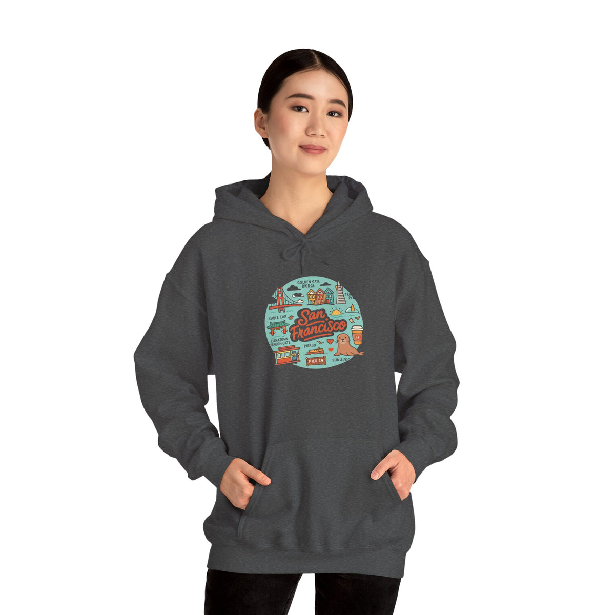 San Francisco Travel Graphic Hoodie