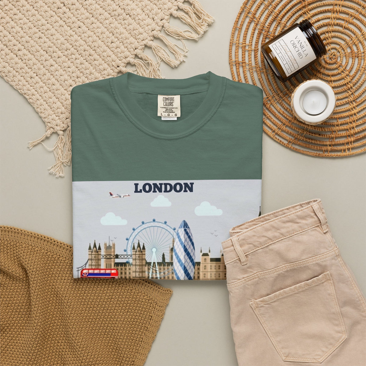 London Skyline Travel T-Shirt