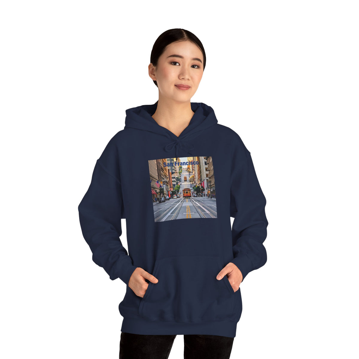 Urban City Street Scene Hoodie
