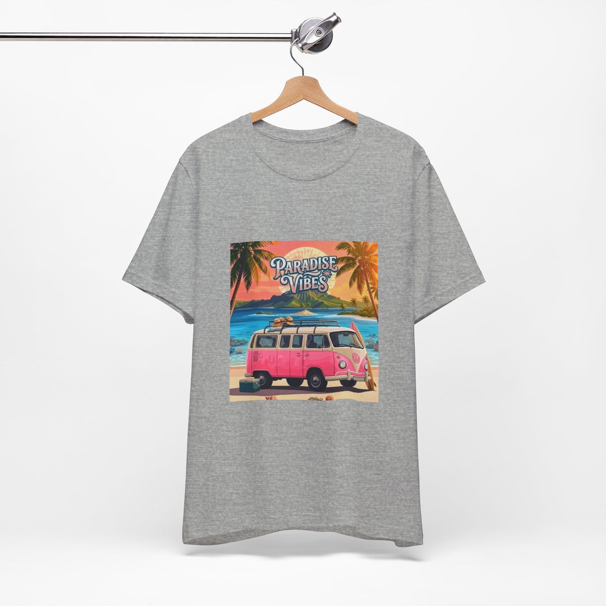 Paradise Vibes Beach Van T-Shirt