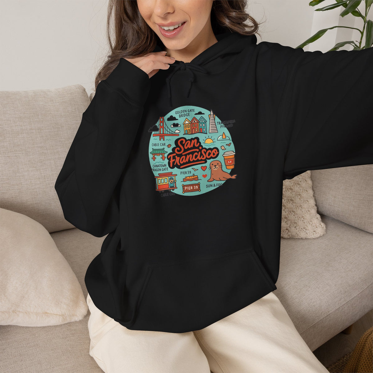 San Francisco Travel Graphic Hoodie