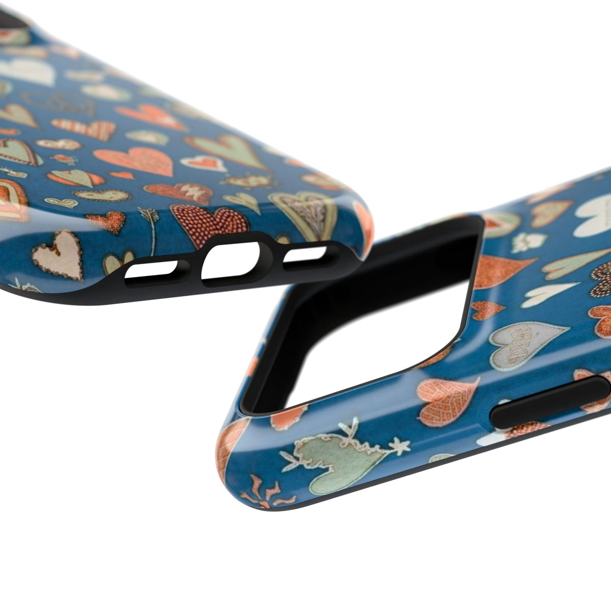 Heart Pattern Magnetic Phone Case