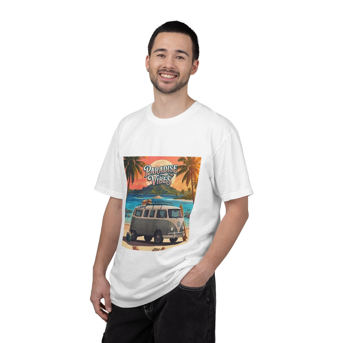Paradise Vibes Surf Van Men T-Shirt