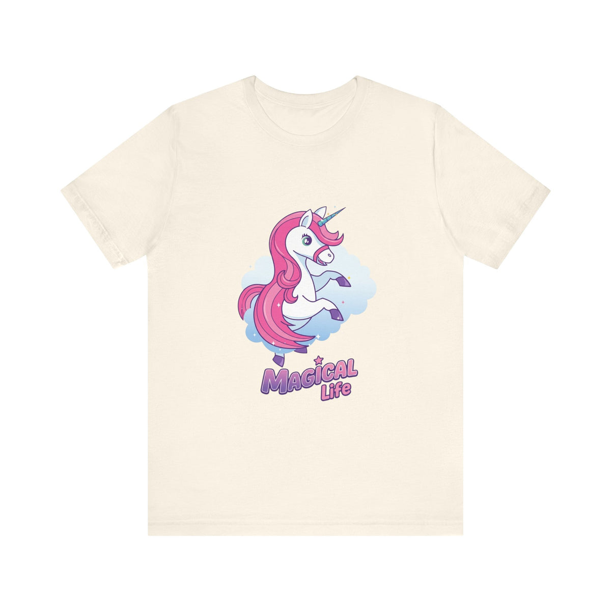 Magical Life Unicorn Tee - Cute Pink Unicorn Graphic T-Shirt for Kids & Teens