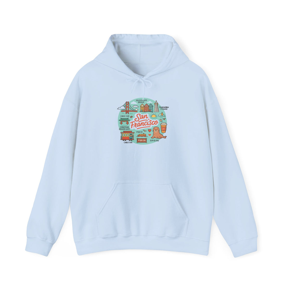 San Francisco Travel Graphic Hoodie