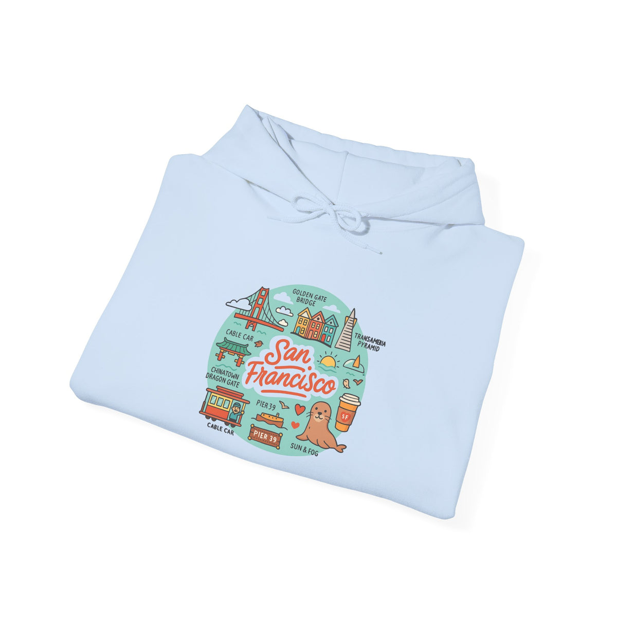 San Francisco Travel Graphic Hoodie