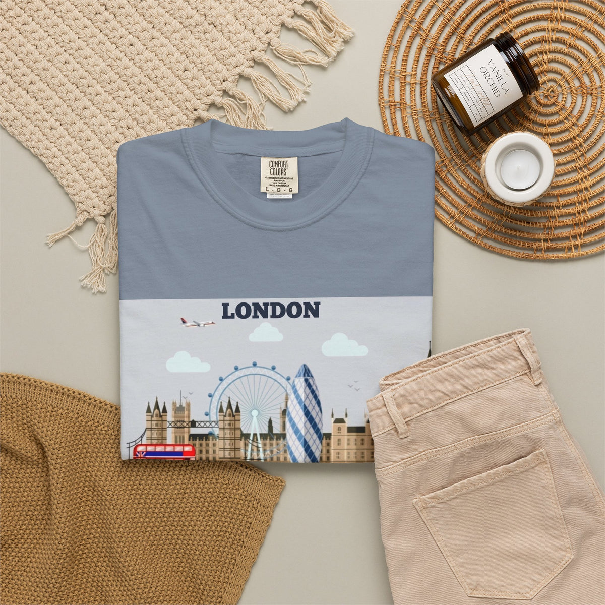 London Skyline Travel T-Shirt