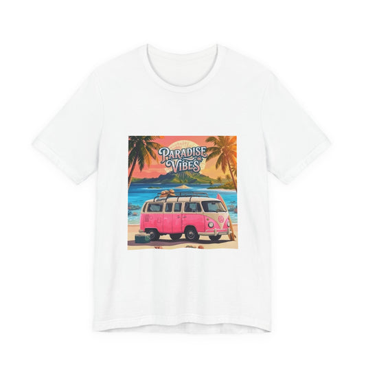 Paradise Vibes Beach Van T-Shirt