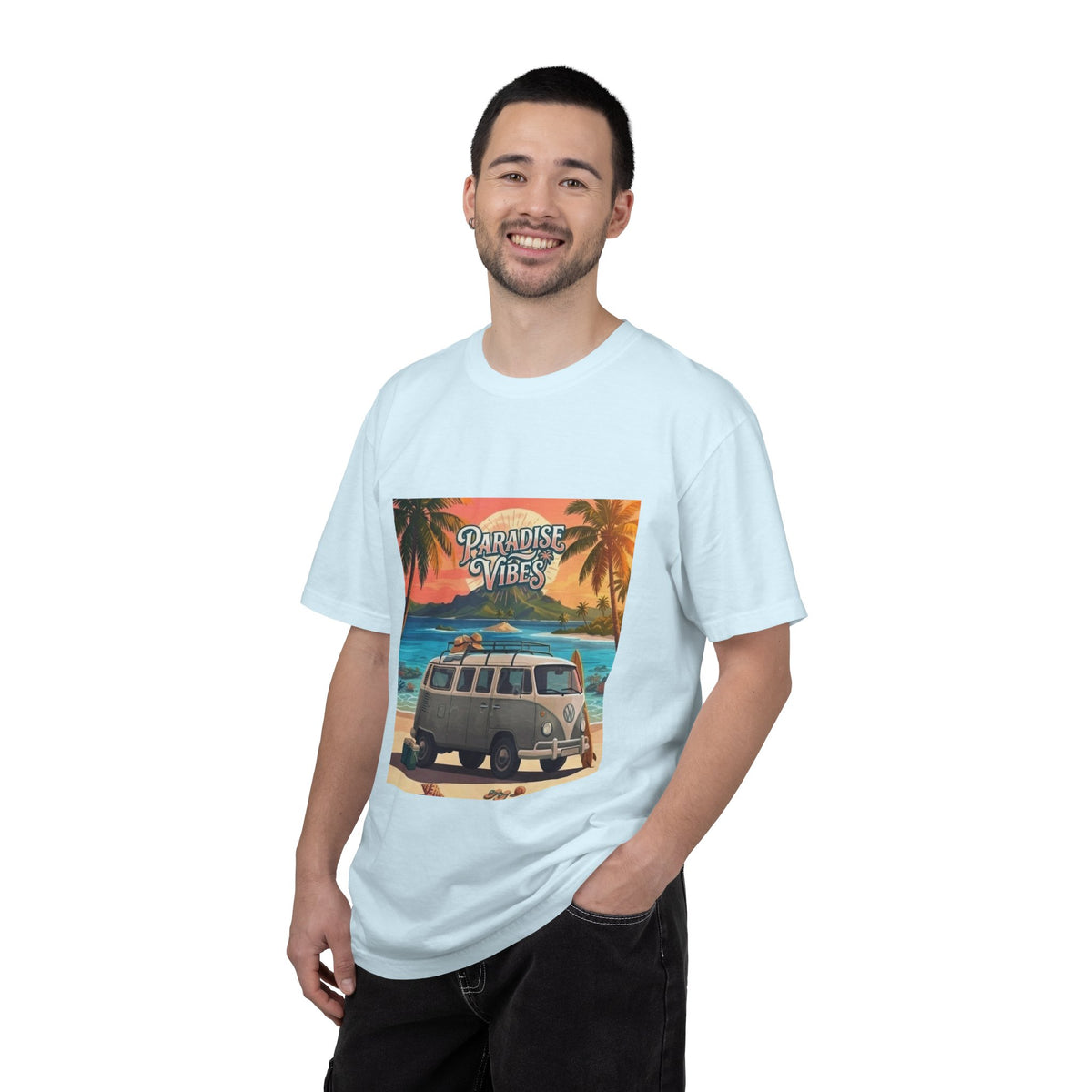 Paradise Vibes Surf Van Men T-Shirt