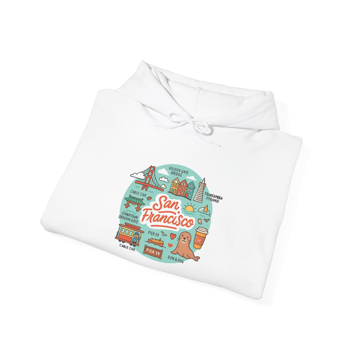 San Francisco Travel Graphic Hoodie