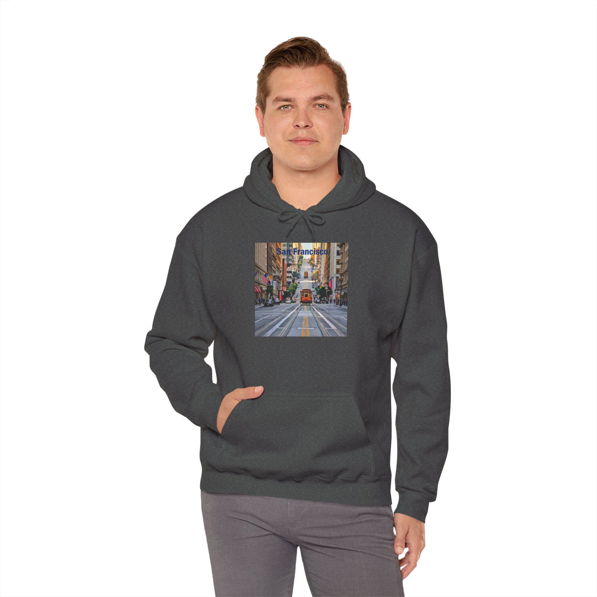 Urban City Street Scene Hoodie