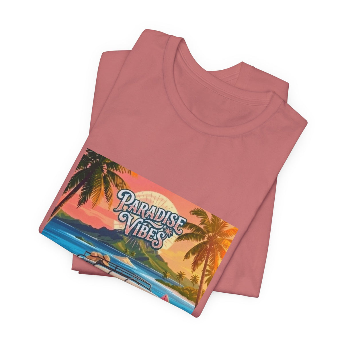 Paradise Vibes Beach Van T-Shirt