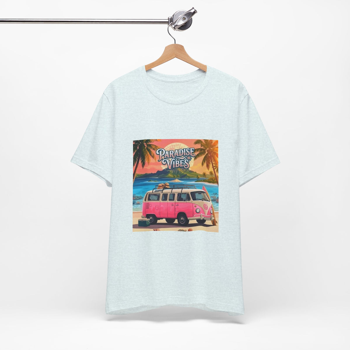 Paradise Vibes Beach Van T-Shirt