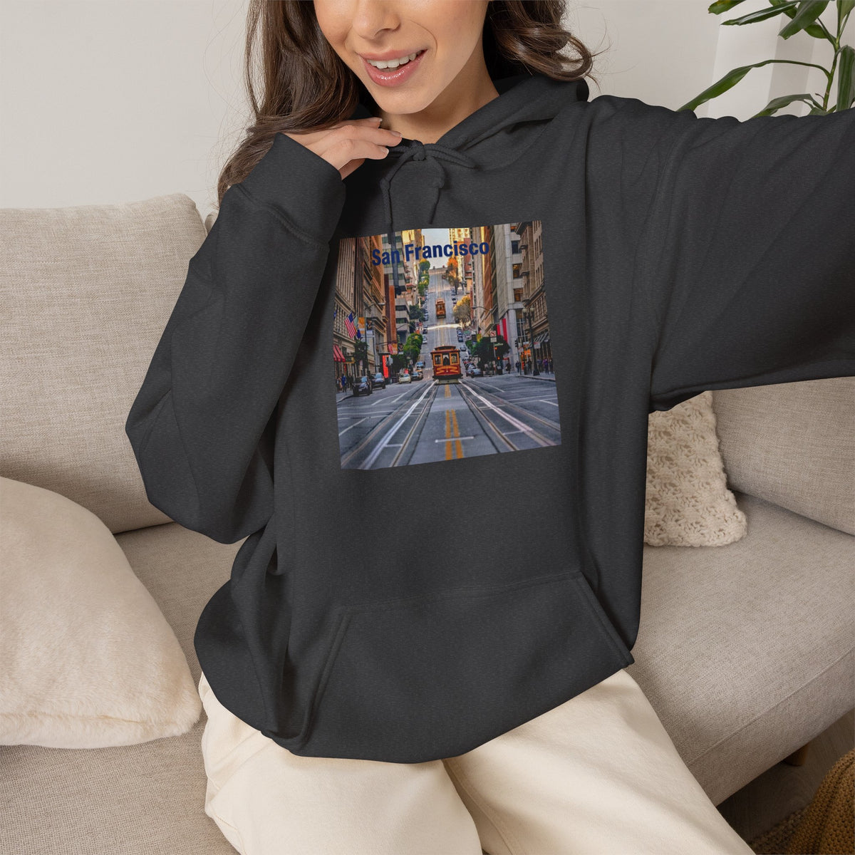 Urban City Street Scene Hoodie