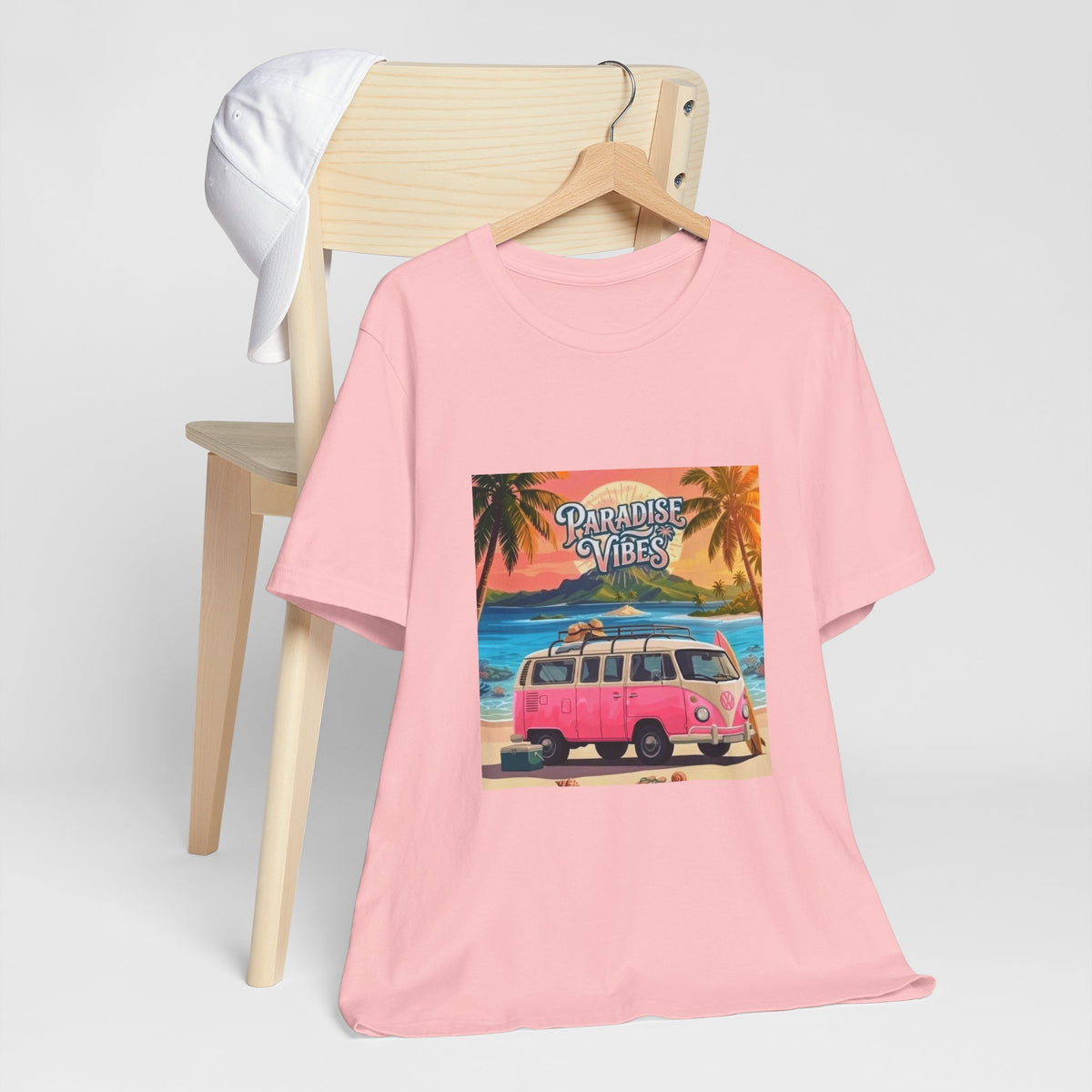 Paradise Vibes Beach Van T-Shirt