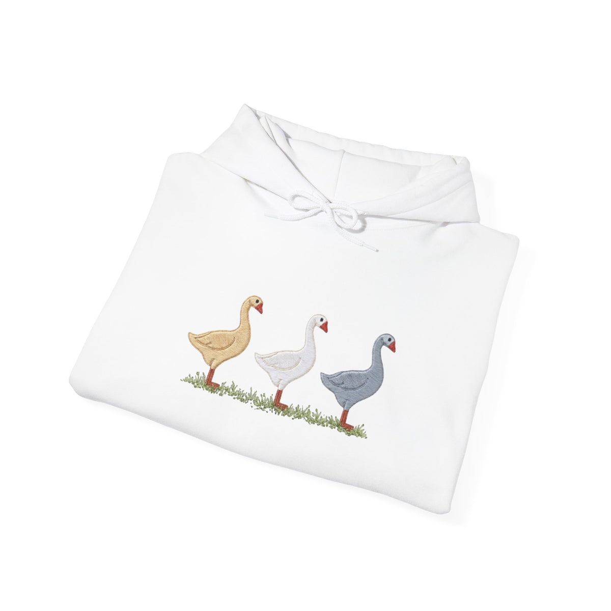 Unisex Duck Graphic Hoodie – Cozy Bird Lover Sweatshirt, Casual Pullover Hoodie