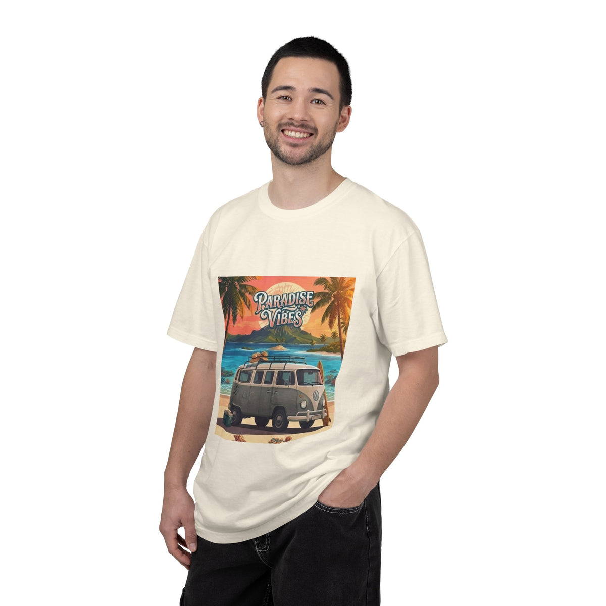 Paradise Vibes Surf Van Men T-Shirt