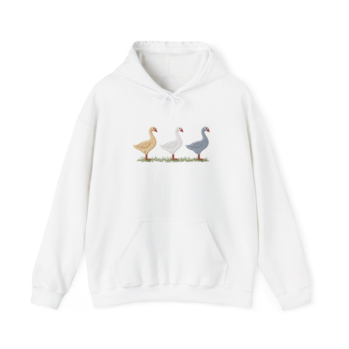 Unisex Duck Graphic Hoodie – Cozy Bird Lover Sweatshirt, Casual Pullover Hoodie