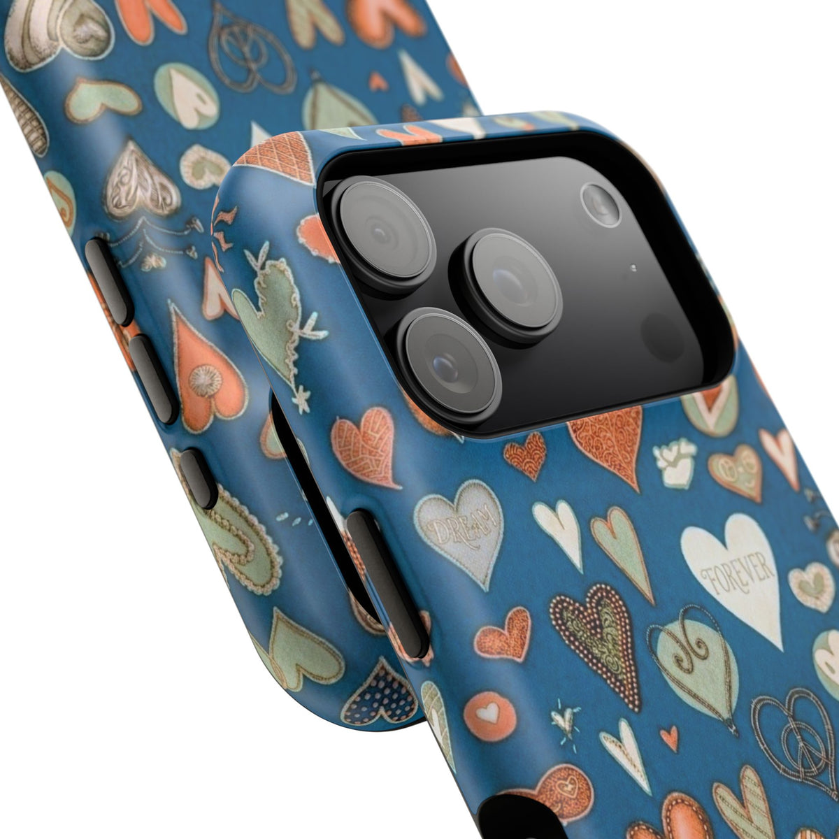 Heart Pattern Magnetic Phone Case