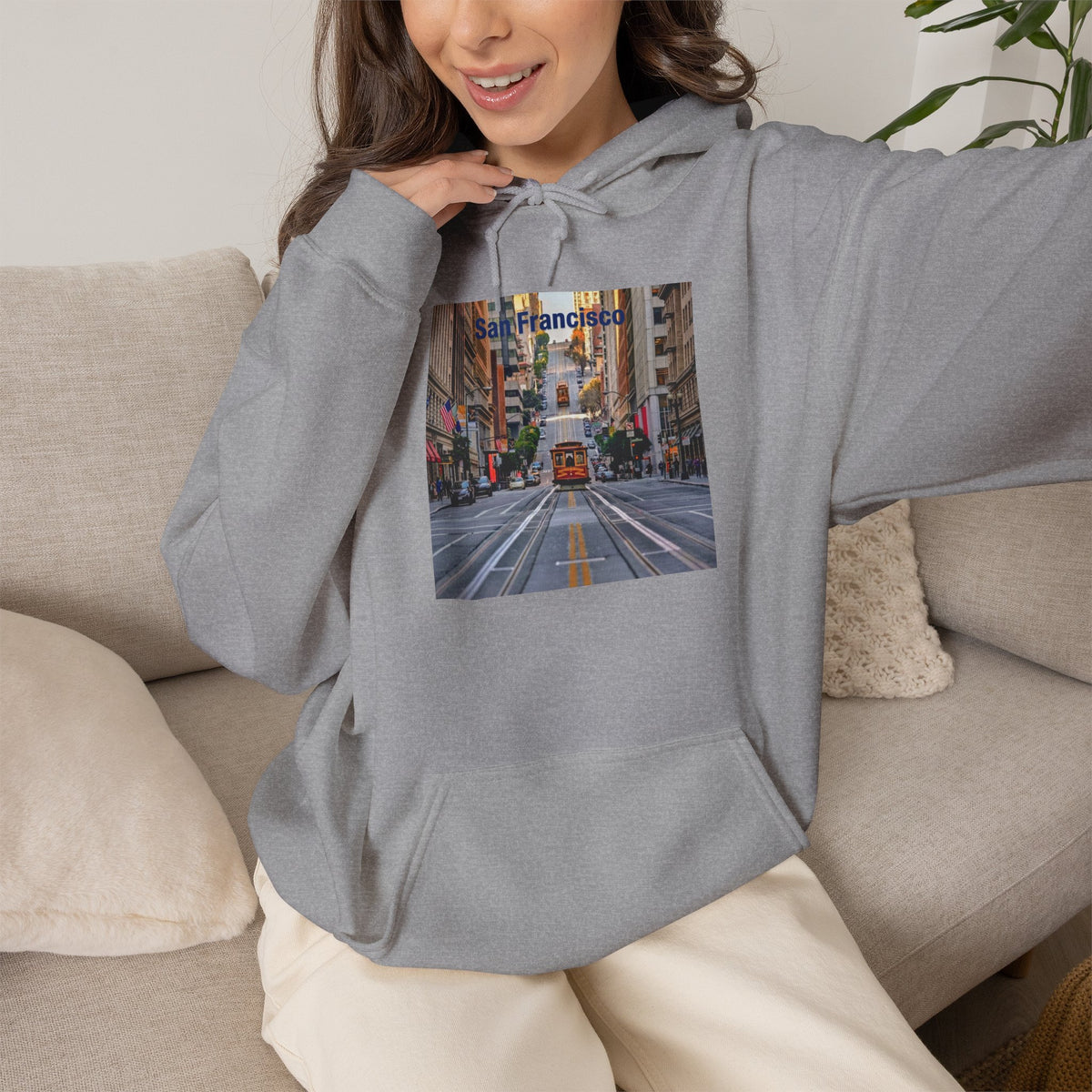 Urban City Street Scene Hoodie