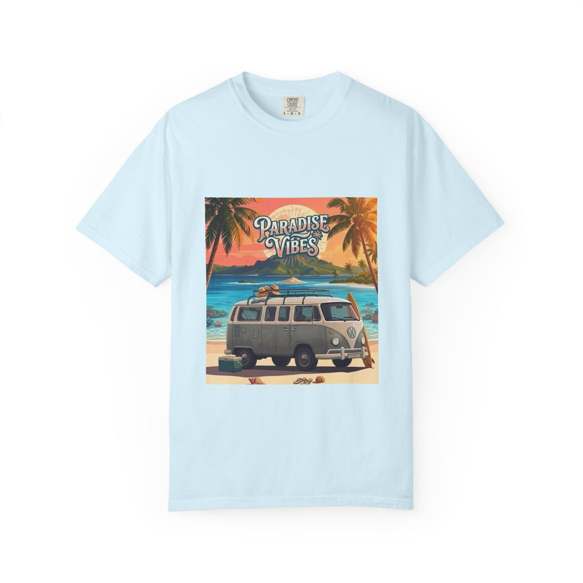 Paradise Vibes Surf Van Men T-Shirt