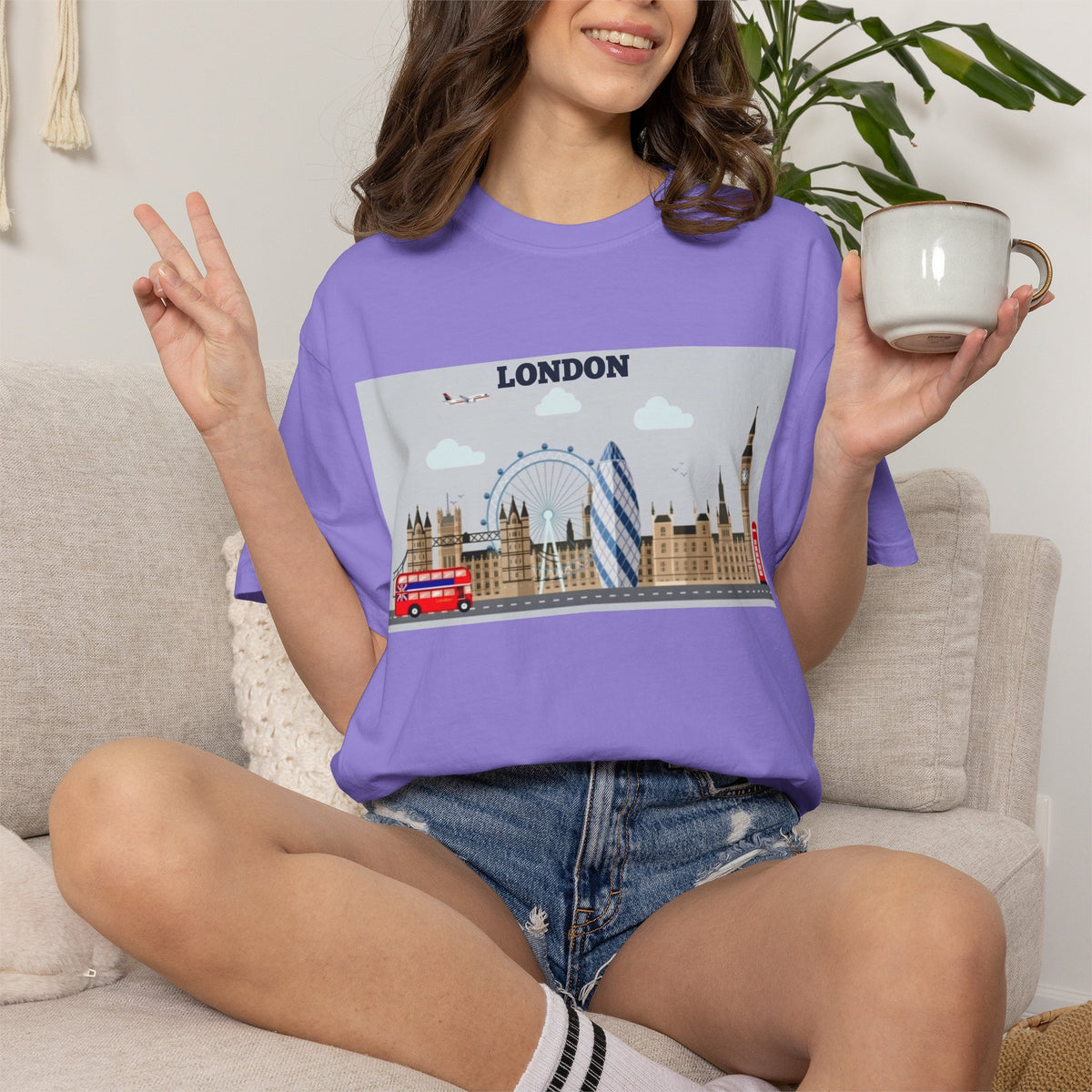 London Skyline Travel T-Shirt