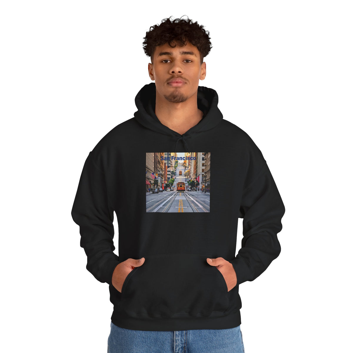 Urban City Street Scene Hoodie
